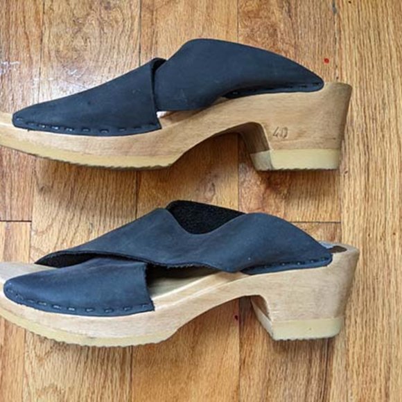 Sven Clogs Cross Strap Sandals Size 40 - Picture 5 of 7